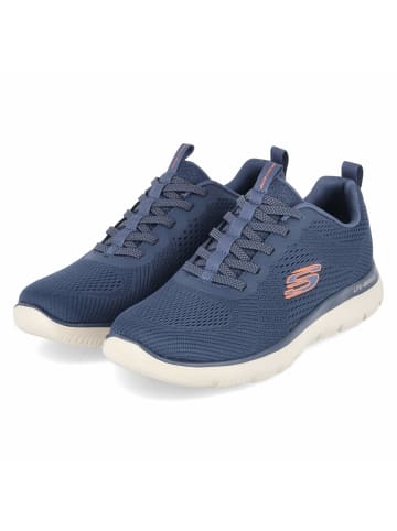 Skechers Schnürhalbschuh in blau