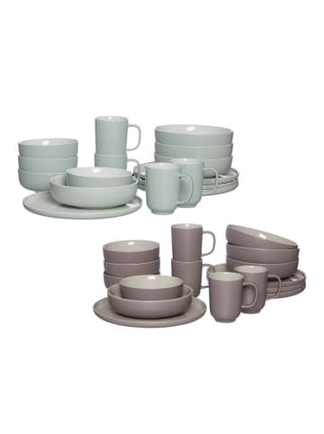 Ritzenhoff & Breker 32er Set XXL Kombiservice Jasper in in mint-taupe