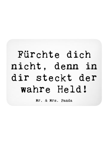 Mr. & Mrs. Panda Magnet Spruch Ängste vor Monstern besiegen mit ... in Weiß