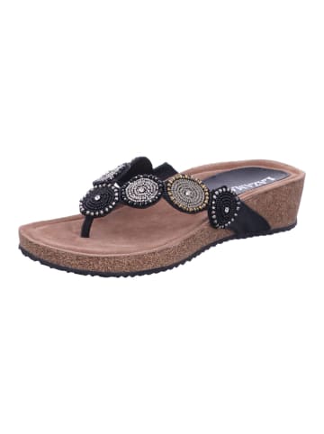 Lazamani Pantolette in schwarz