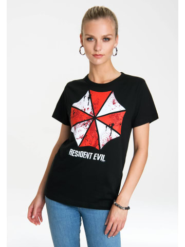 Logoshirt Print T-Shirt Resident Evil in schwarz