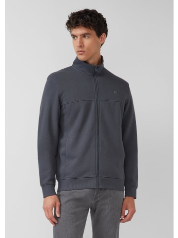 s.Oliver Sweatshirt Jacke in 9581_schiefergrau