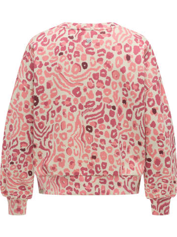 ragwear Sweater Wuss Print in Pink