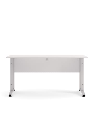 ebuy24 Schreibtisch Prisme B Weiß 150 x 80 cm
