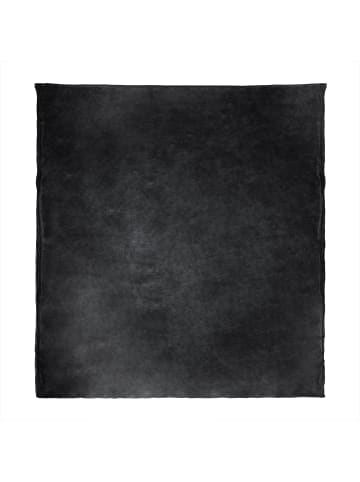 relaxdays Kuscheldecke in Schwarz - (B)200 x (T)220 cm