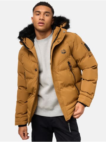 STONE HARBOUR Winterjacke Romaan in Tobacoo