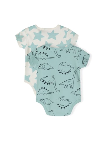 Minoti 2er. Set: Kurzarmbody 24babypack18 in mint