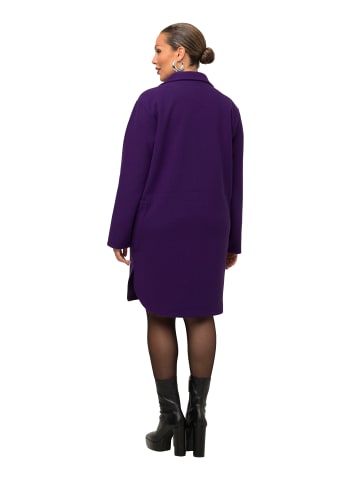 Ulla Popken Sweatjacke in tiefes violett