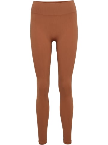 Hummel Hummel Leggings Hmlmt Yoga Damen Schnelltrocknend Nahtlosen in MOCHA BISQUE