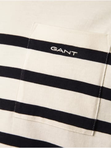 Gant Langarmshirt Gant in beige marine