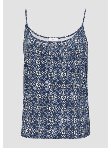 s.Oliver T-Shirt in 58A6_tiefblau