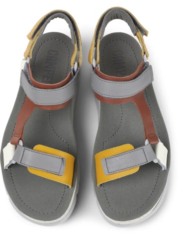 Camper Sandalen " Oruga Up " in Orange Grau