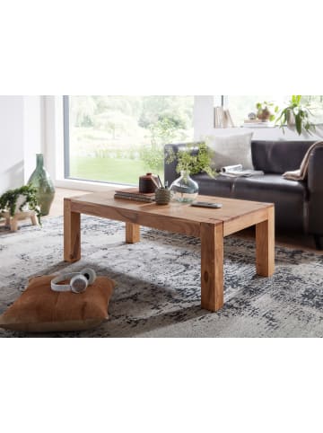 KADIMA DESIGN Couchtisch MUMBAI Massiv-Holz 110 cm breit Wohnzimmer-Tisch in Akazie