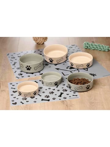 Ritzenhoff & Breker 3er Set Futternapf-Set Mika Dog 850 ml in grau