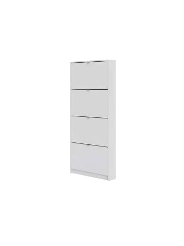 ebuy24 Schuhschrank Shane Weiß 70 x 17 cm