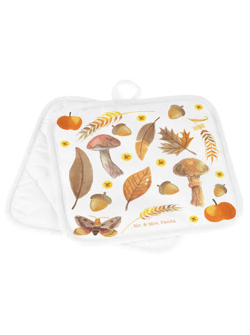 Mr. & Mrs. Panda Topflappen Herbst mit Spruch in Bunt