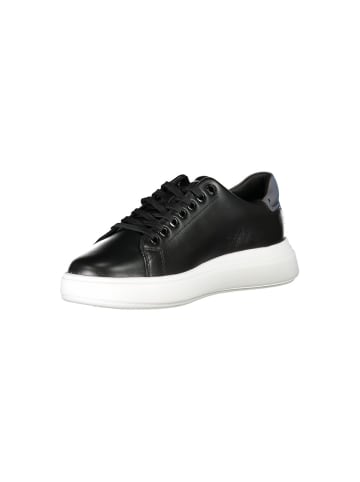 Calvin Klein Schwarze Leder-Sneaker