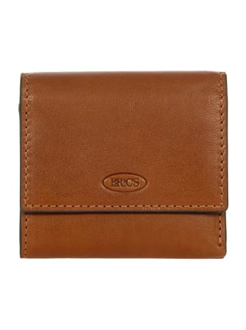 BRIC`s Volterra Geldbörse RFID Schutz Leder 11 cm in tobacco