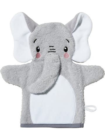 Erwin Müller Frottier Kinder-Figurenwaschhandschuh 2-in-1 in silber