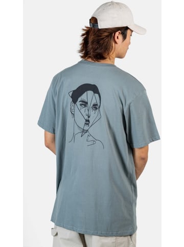 Reell T-Shirt "Reell X Vliegwerk Eyes T-Shirt" in Blau