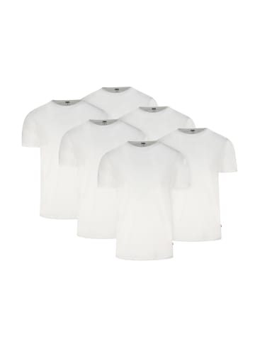 Levi´s T-Shirt LEVIS MEN SOLID CREW 6P in White