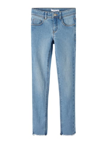 name it Jeanshose slim fit in light blue denim