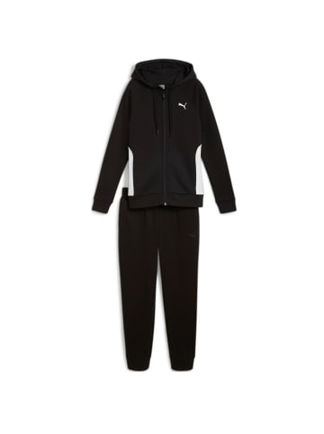 Puma Jogginganzug mit Kapuze in Schwarz