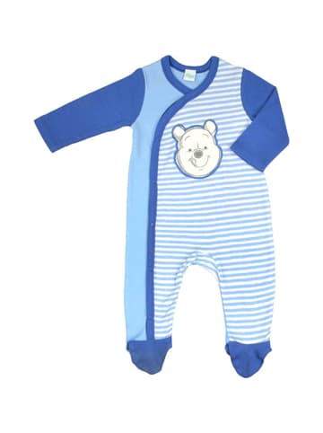 United Labels Disney Winnie Puuh Baby Strampler in blau/weiß