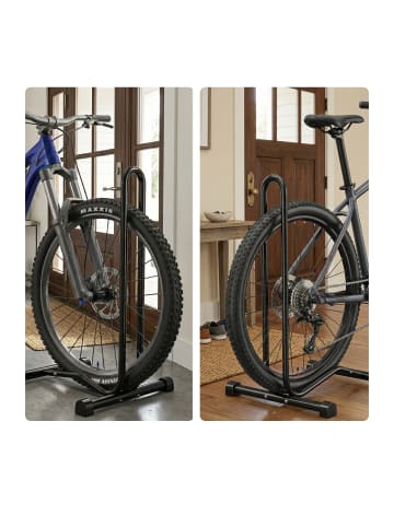 relaxdays Fahrradständer in Schwarz