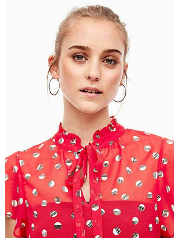 S. Oliver Rüschenbluse für Damen in rot