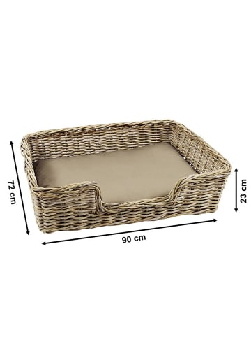 kobolo Hundekorb PUPPY94 in Grau