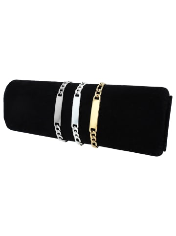 Adeliás Damen Armband aus Edelstahl 18 cm in silber