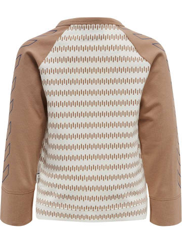 Hummel Shirt "Hmldesmond T-Shirt L/S" in Braun