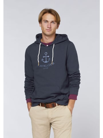 Navigator Kapuzenpullover in Blau