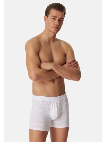 Schiesser Retro Short / Pant Cotton Essentials Authentic in Weiß