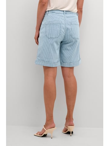 CULTURE Shorts CUmilky Loose fit in Blue/White Stripe