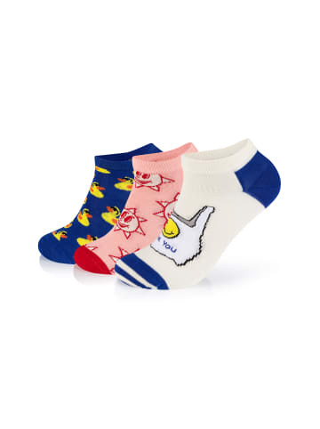 Happy Socks Sneakersocken 3-Pack Low Great Day-Rubber Duck in multi_coloured