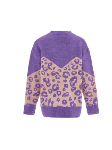 IMANE Damen Strickpullover in Lavendel Rosa