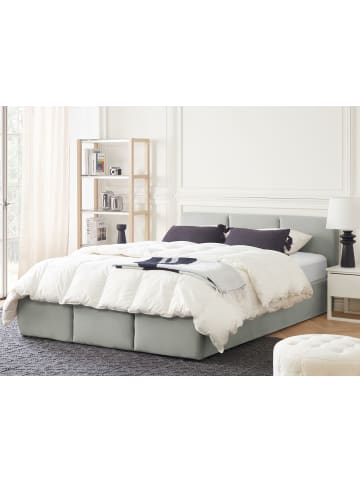 Beliani Bettgestell BOUSSE in Grau - (W) 170 x (H) 80 x (L) 220 cm