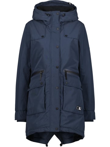 alife and kickin Winterjacke, Anorak, Outdoorjacke, Langjacke, Wintermantel CharlotteAK A in marine