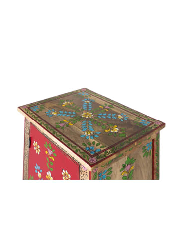 Giner y Colomer Handbemalter Kommode aus Mangoholz in Multicolored