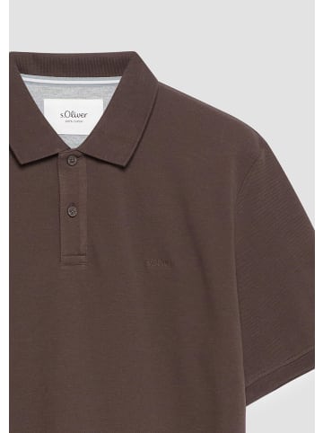 s.Oliver Polo-Shirt in 8941_dunkelbraun