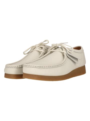 Clarks Schnürschuhe Wallabee EVO in 1255 White Leather
