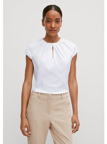 comma Bluse in 0100_weiß