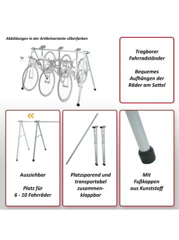 MCW Fahrrad-Sattelständer K39, Silber