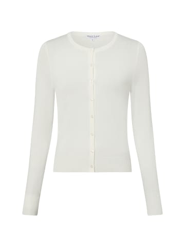 Marie Lund Strickjacke in weiß - 0001