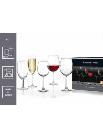 Ritzenhoff & Breker 18er Set Wein- / Sektgläser-Set Vio transparent in transparent