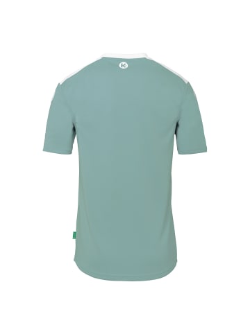 Kempa Trainings-T-Shirt Emotion 27 in aqua/weiß