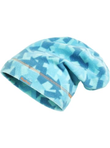 Playshoes "Fleece-Beanie Pfeile Camouflage" in Blau