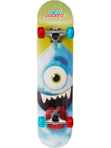 New Sports Skateboard Cyclops, LED Räder, 78 cm, ABEC 7 Kugellager - ab 5 Jahre